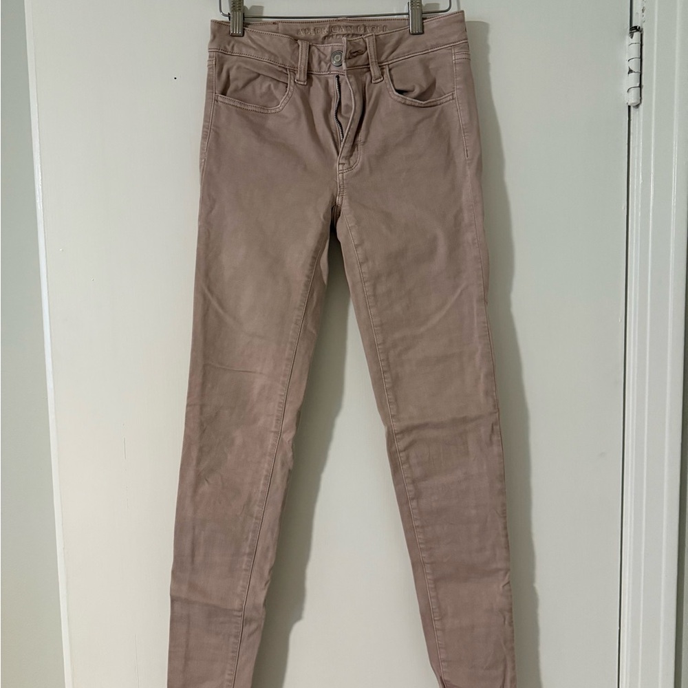 American Eagle Outfitters Light Pink Jeans
